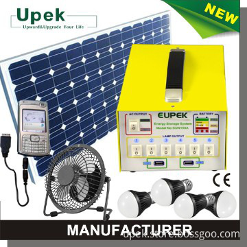off grid protable solar power system for home indoor lighting
